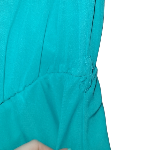 UK2LA blue strapless high low dress size small - Picture 2 of 3